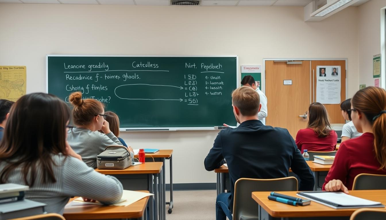 Student using online courses for flexible education